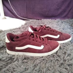 Burgundy Vans